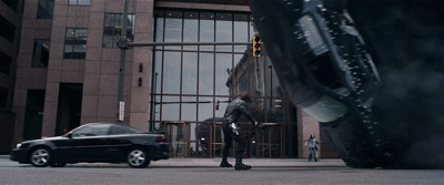 The Winter Soldier, blowing up the box office like it's Nick Fury's car